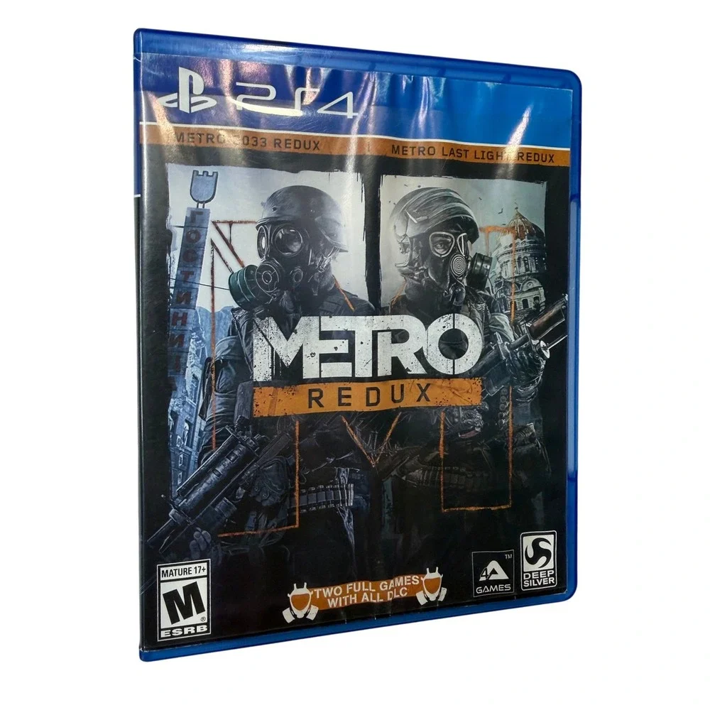 Metro Redux PS4 PlayStation 4 2033 Last Light Complete Collection DLC Disc